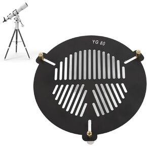 Bahtinov Mask Focusing Mask for Telescopes, Aluminum Alloy Bahtinov Mask Telescope Focusing Mask for OD from 84mm-115mm Astronomical Telescope YG80