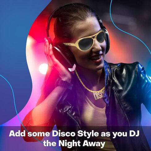 Rave Envy Disco Ball Earrings for Women - 70's Halloween Earrings Women's Costume Accessories - Choice of Color in Kuwait