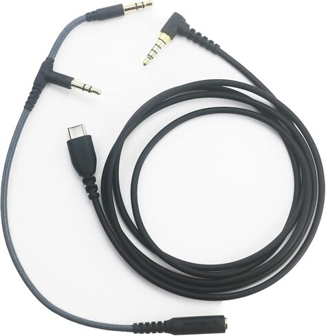 كابل صوت بديل NewFantasia مع نوع C USB-C ذكر فقط متوافق مع سماعة الألعاب SteelSeries Arctis Nova 3 1.3 متر/4.2 قدم in Kuwait