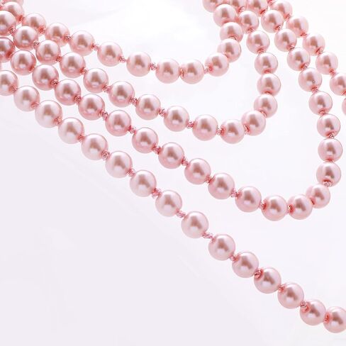 BABEYOND Long Pearl Necklace Faux Pearls Necklace Set Beaded Long Pearls Necklace 1920s Gatsby Costume Jewelry in Saudi Arabia