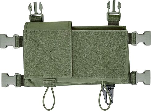 TWINFALCONS Tactical Chest Rig with Mag Pouch Holder 500D Nylon Removable Chest Rigs for Vest with Hook Backing in Saudi Arabia