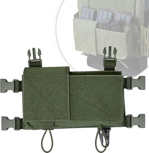 TWINFALCONS Tactical Chest Rig with Mag Pouch Holder 500D Nylon Removable Chest Rigs for Vest with Hook Backing in Saudi Arabia