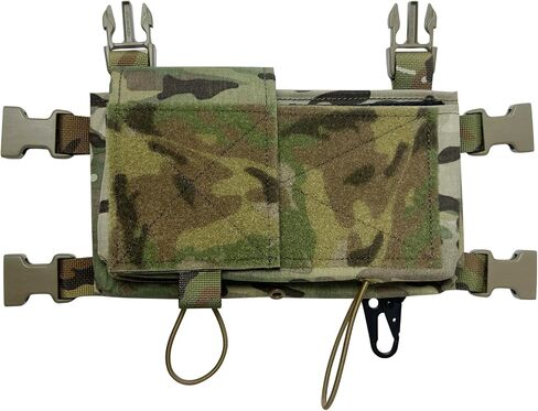 TWINFALCONS Tactical Chest Rig with Mag Pouch Holder 500D Nylon Removable Chest Rigs for Vest with Hook Backing in Saudi Arabia