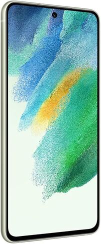 هاتف Samsung Galaxy S21 FE 5G، هاتف ذكي يعمل بنظام Android مفتوح من المصنع، 128 جيجابايت، شاشة 120 هرتز، كاميرا احترافية، بطارية ذكية طوال اليوم، (أخضر زيتوني) (متجدد) in Saudi Arabia