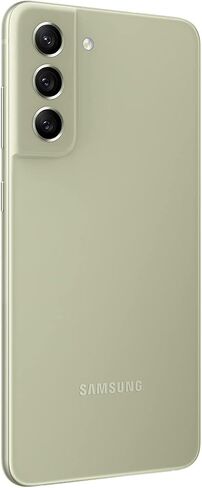 هاتف Samsung Galaxy S21 FE 5G، هاتف ذكي يعمل بنظام Android مفتوح من المصنع، 128 جيجابايت، شاشة 120 هرتز، كاميرا احترافية، بطارية ذكية طوال اليوم، (أخضر زيتوني) (متجدد) in Saudi Arabia