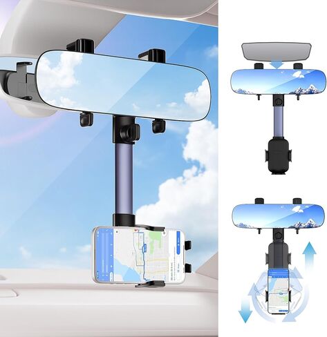 حامل الكمبيوتر اللوحي لمسند رأس السيارة، أوضاع قابلة للتعديل ودوران 360 درجة للمقعد الخلفي للسيارة، حامل الكمبيوتر اللوحي للسيارة للأطفال، حامل الكمبيوتر اللوحي للسيارة المقعد الخلفي يناسب جميع الأجهزة اللوحية والهواتف المحمولة مقاس 5.4-12.9 بوصة in Kuwait