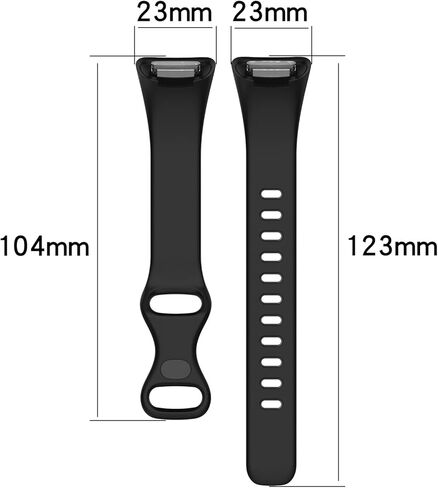 متوافق مع سوار بديل Fitbit Charge 5، سوار معصم سيليكون بديل 23 مم لـ Fitbit Charge5، ناعم ومتين للرجال والنساء in Saudi Arabia