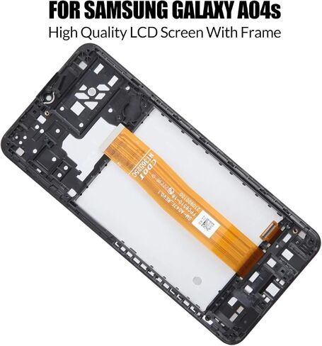 بديل لشاشة LCD Samsung Galaxy A04s مع إطار لهاتف Samsung A047 A047F A047F/DS A047F/DSN مجموعة المحول الرقمي الداخلي لشاشة اللمس مع طقم إصلاح in Saudi Arabia