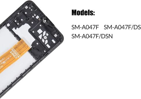 بديل لشاشة LCD Samsung Galaxy A04s مع إطار لهاتف Samsung A047 A047F A047F/DS A047F/DSN مجموعة المحول الرقمي الداخلي لشاشة اللمس مع طقم إصلاح in Saudi Arabia