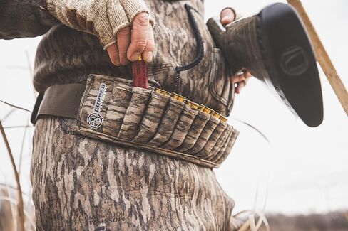 Cupped Waterfowl 25 Shotgun Shell Storage Belt, Quick Access Ammunition Shell Belt Adjustable up to 54" Waist in Kuwait