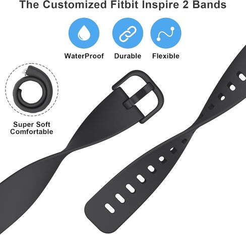 AK Band Compatible with Fitbit Inspire 2 Bands for Women Men, Adjustable Replacement Sport Wristbands Straps for Fitbit Inspire 2 / Ace 3 in Saudi Arabia