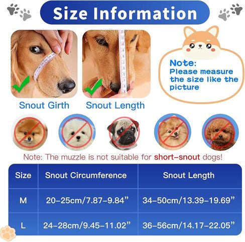 Soft Dog Muzzle, Nylon No Barking Muzzle with 7 Shape Structure, Reflective Puppy Muzzle, Adjustable Dog Mouth Harness Anti Biting Chewing, Dog Muzzles for Medium Large Dogs,M in Saudi Arabia