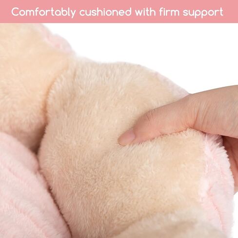 Hollypet Calming Cat Beds for Indoor Cats - Cute Cactus Pet Beds, Fluffy Puppy Bed, Non-Slip Extra Small Dog Bed, Pink in Kuwait