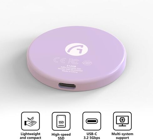 P08 المغناطيسي PSSD، لجهاز iPhone MagSafe SSD المحمول، حتى 550 ميجابايت/ثانية من النوع C in Saudi Arabia