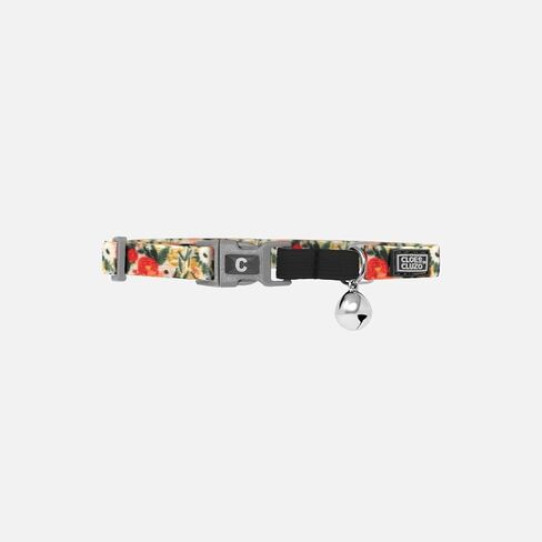 Adjustable Printed Cat Collar (Flowers) in Saudi Arabia