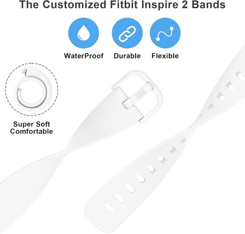 AK Band Compatible with Fitbit Inspire 2 Bands for Women Men, Adjustable Replacement Sport Wristbands Straps for Fitbit Inspire 2 / Ace 3 in Saudi Arabia