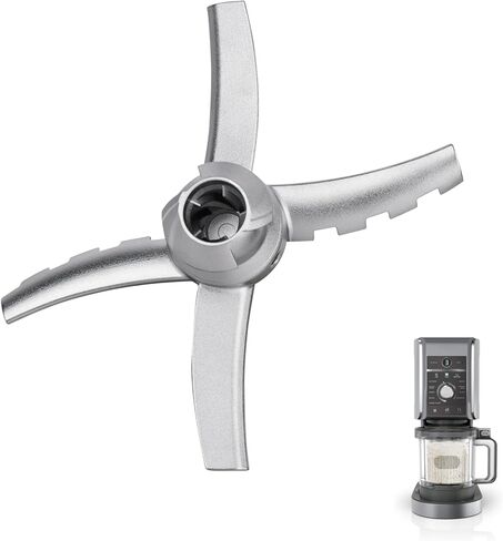 شفرة مجداف بديلة متوافقة مع صانعات الآيس كريم من سلسلة Ninja Creami NC500 NC501، جزء بديل مجداف شفرة من الفولاذ المقاوم للصدأ لـ Ninja Creamerizer NC500، NC501، NC500C، NC501C in Kuwait