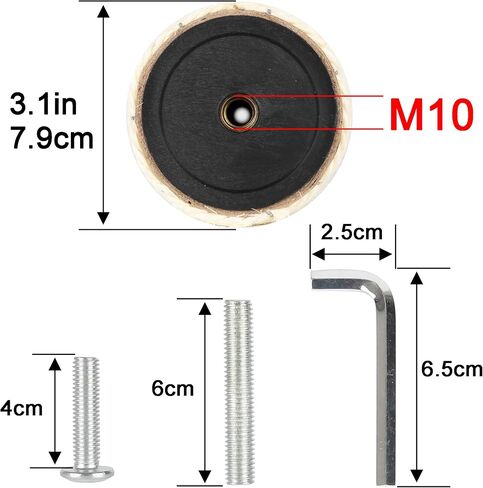 4 PCS 7.9cm 3.1in Diameter Cat Tree Scratching Post Replacement Sisal Pole Parts with Screws and Bolts and Wrenches (15.75in/40cm, M10) in Saudi Arabia