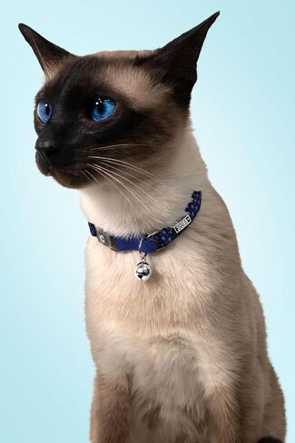 Adjustable Printed Cat Collar (Flowers) in Saudi Arabia