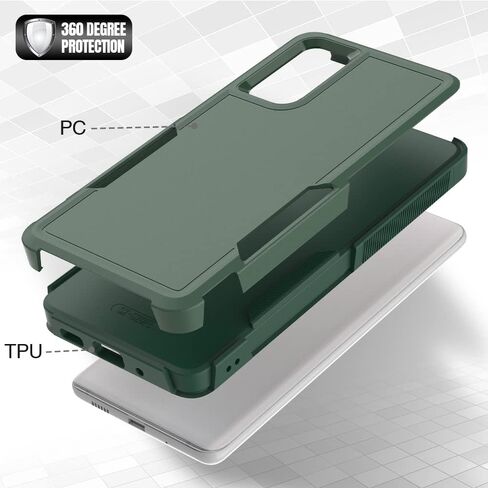 for Samsung Galaxy S20 FE 5G Case: Dual Layer Protective Heavy Duty Cell Phone Cover Shockproof Rugged with Screen Protector - Military Protection Bumper Tough - Samsung Galaxy S20 FE 5G, Black in Kuwait
