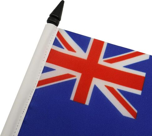 AZ FLAG Guyana Table Flag 4'' x 6'' - Guyanese Desk Flag 15 x 10 cm - Black Plastic Stick and Base in Saudi Arabia