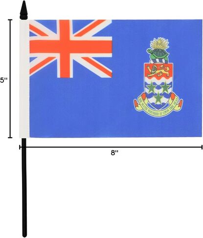 AZ FLAG Guyana Table Flag 4'' x 6'' - Guyanese Desk Flag 15 x 10 cm - Black Plastic Stick and Base in Saudi Arabia