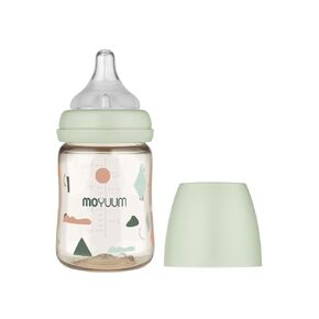 PPSU All in One Baby Feeding Bottle, 6oz, Stage 1 (Slow Flow) (Beige)