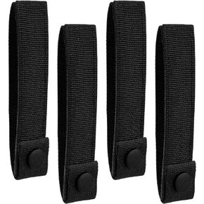4 Pack Molle Strap,Tactical Molle Strap Reusable Molle Webbing Straps Attachment Snap Strap Nylon Thumb Snap Straps Molle Adapter Straps for Backpack, Molle Panel Connectors Suitable for Men Women