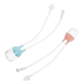 Booger Sucker أدوات الأطفال شفط الأنف للأطفال، شفاط الأنف للرضع، قطعتين، شفاطات الأنف للأطفال، مزيلات Booger لشفط الأنف، جهاز استنشاق الأنف الذي يجب أن يمتلكه الطفل