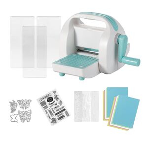 WRVCSS Craft Die Cutting & Embossing Machine, Mini Die Cut Machine, 3 1/8" Feeding Slot for 3" Paper and Other Materials