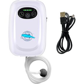 Hydro Charge | Aerator for Bait Bucket | Water Resistant, USB Rechargeable, 2W, 2200 mAh Battery Capacity, 24h Runtime per Charge, 48h on Battery Saving Mode | Minnow Bucket Aerator | Bait Bubbler in Saudi Arabia