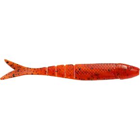 Strike King (BM4.5-900) Blade Minnow Swimbait Fishing Lure, 900 - Fire Craw, 4.5", Segmented Body