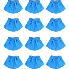 Fette Filter -12 Premium VRC2 Cloth Filter Compatible with Vacmaster 1.5 to 3.2 Gallon Wet/Dry Vacuums. Washable and Reusable Value Pack of 12 Premium Bags