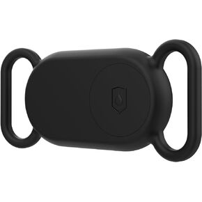 HIDAHE Dog Collar Holder for Galaxy Smart Tag2, Silicone Case for Pets, Protective Cover Accessory for Samsung Galaxy Smart tag 2, Black02