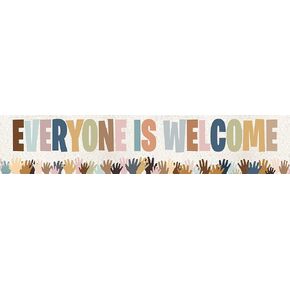 Teacher Created Resources Everyone is Welcome Helping Hands Banner (TCR7131)