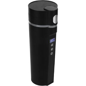 Smart Temperature Control Electric Heated Travel Mug 450ml for Camping and Traveling
