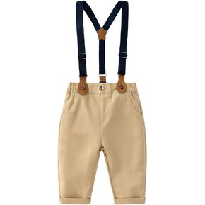 Boarnseorl Baby Boys Pants with Suspenders