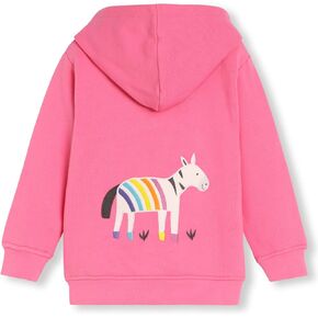 kIDio Organic Cotton Baby Infant Toddler Zip-up Hoodie Applique - Boy Girl (0-4 Years)