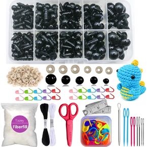 60PCS Metal Stitch Markers,Crochet Knitting Locking Stitch Markers Ring Yarn Row Stitch Counter with Case