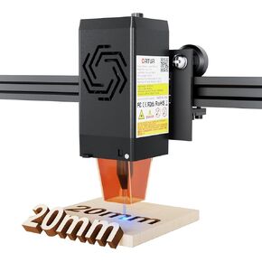 ORTUR True 10W Optical Power Laser Module, LU2-10A 24V Laser Head with Assist Nozzle for Laser Engravers, Ultra-Thin Compressed Spot, Dual-Compression Diode, Compatible with All Ortur Laser Machines