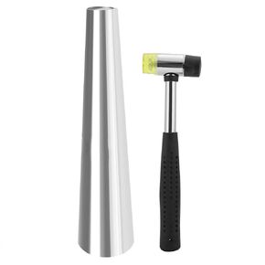 Round Bracelet Mandrel, Stainless Steel Bracelet Mandrel, Measure Rubber Metal Bracelet Mandrel Bangle Sizing Shaper 12in Jewelry Repair Workers for Man Women Jewelry Repair Making