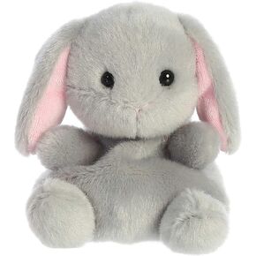 Aurora® Adorable Palm Pals™ Pebbles Bunny™ Stuffed Animal - Pocket-Sized Play - Collectable Fun - Grey 5 Inches