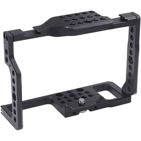 NovelGoal Camera Cage Stabilizer Video Film Movies Protective Frame Case Compatible with Lumix G85/G80 DSLR Camera Video Rig Accessories