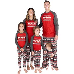 Lazy One Matching Christmas Pajamas for Family, Cute Matching Christmas PJs for Family, Adults, Teens, Kids, Babies & Dog PJs