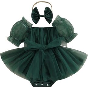 Baby Girl Valentines Day Outfit Heart Print Sleeveless Romper Dress Tulle Skirt Princess Tutu Newborn Summer Clothes
