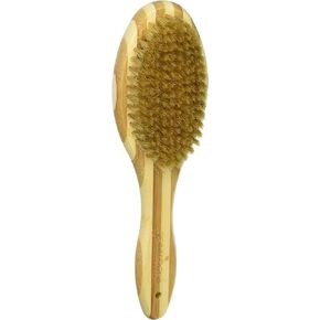 Pet Spa Bristle Brush - All-Natural Bamboo Pet Grooming Brush - Entirely Made from Sustainable Bamboo for Dogs & Cats