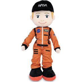 Playtime by Eimmie 14" Charlie NASA Doll - Soft Baby Doll - Plush Rag Dolls for 2 Year Old Girls & Boys, Toddler & Infants - Astronaut Plush Washable Doll