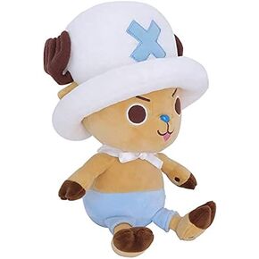 Plush Figure Toys Plush Toy Tony Tony Chopper Anime Stuffed Plush Doll 11.7 Inches(White-Pink)