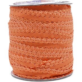 Mandala Crafts Black Soft Elastic Stretch Lace for Lingerie Elastic – Frilly Colored Elastic Ribbon for Sewing – 1 Inch 55 Yards Picot Elastic Lace Elastic Trim for Baby Headband Ribbon Elastic