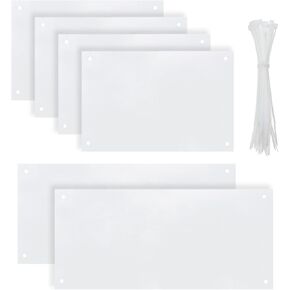 Alfie Pet - Charlie 6-Piece Set Urine Guard Clear Side Lining Habitat Siding Cage Edge Liners for Rabbit Guinea Pig in Kuwait